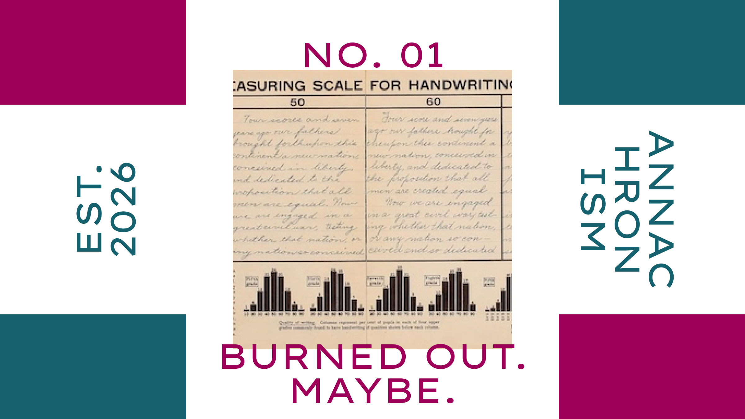 burned out text in a graphic design for a featured image in WordPress